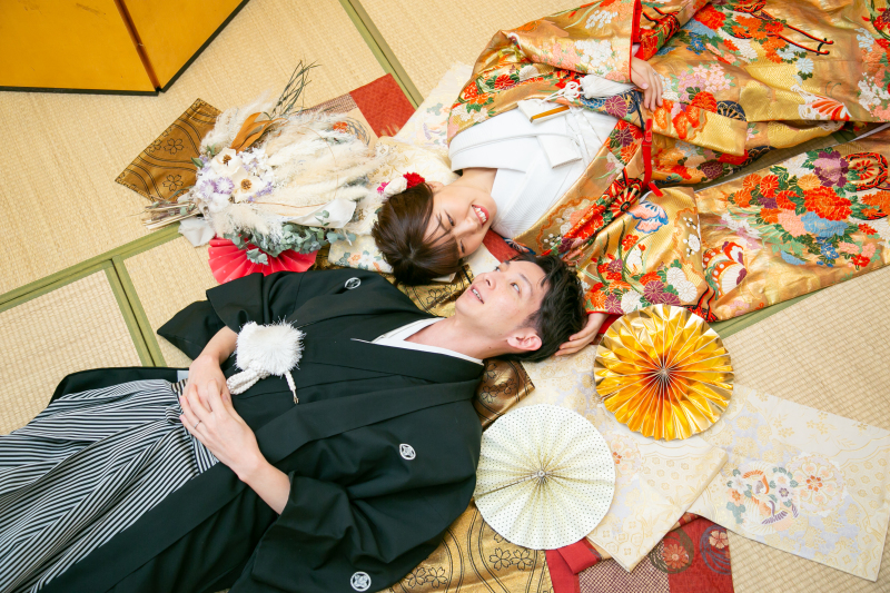 寝ころびのショット