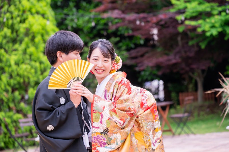 和装にチェンジして