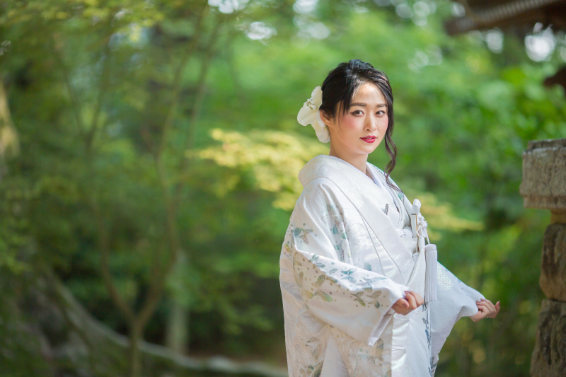 白無垢にチェンジ