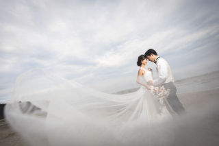 茨城県内姉妹店の華雅苑水戸店にて海ロケーション撮影