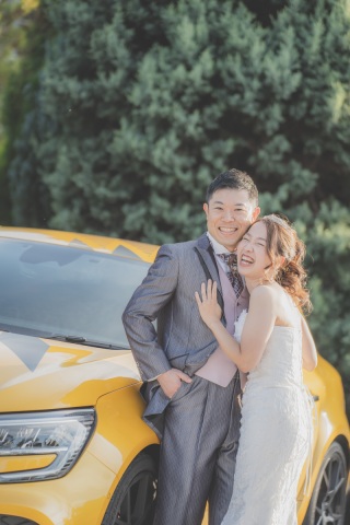 お二人のスマホで撮影