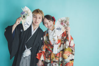 天候も料金も安心/選べるブースでスタジオ撮影♡　夏・冬シーズンは特におすすめ　☆ご披露宴予定のお客様の前撮りとしても人気プラン☆