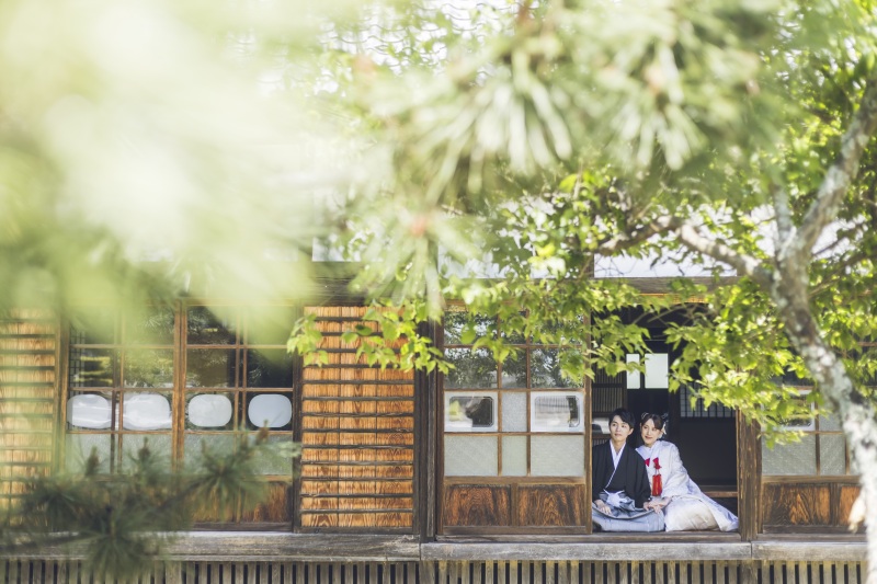 【7月撮影・和装ロケ&洋装チャペル】追加料なし(修正済データ210カット) 衣裳は80着~選択可*チャペルでフォトW!