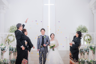 【チャペルフォト+会食6名様分】※結婚式場併設店ならでは!!撮影後に両家の会食会もプランニングさせていただきます♪気軽に相談を♪
