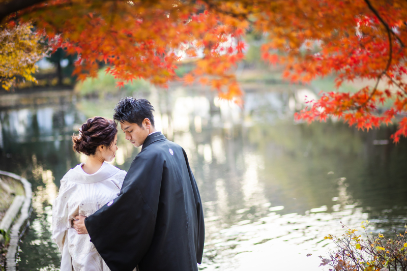 ✿プレミアム・11/24~12/5撮影✿【紅葉シーズン:和装1着ロケーション】データ130カット含む・衣裳差額なし 平日限定