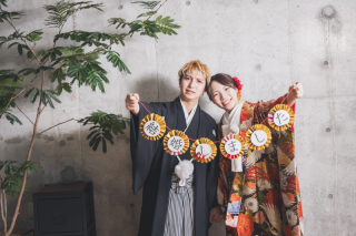 天候も料金も安心/選べるブースでスタジオ撮影♡　夏・冬シーズンは特におすすめ　☆ご披露宴予定のお客様の前撮りとしても人気プラン☆