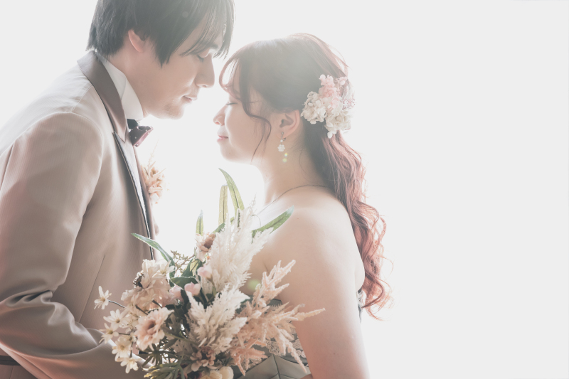 【5月撮影・洋装チャペル＆和装スタジオ】追加料なし(修正済データ210カット) 衣裳は80着～選択＊チャペルでフォトウェディング