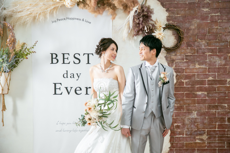 【10月撮影・ドレススタジオ】1着(データ80カット)背景6種＊衣裳は40着から/グレードアップ料なし＊データ最短3日納品