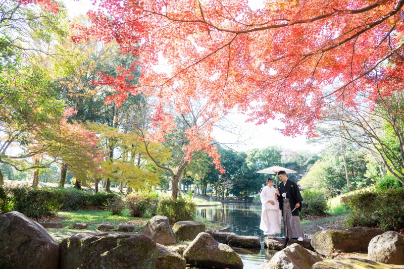 ✿プレミアム・11/24~12/5撮影✿【紅葉シーズン:和装2着ロケ&スタジオ】データ230カット含む・衣裳差額なし 平日限定