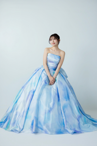 【マーブルドレス】KH-0029/Blue