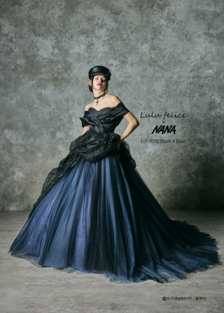 ＊イベント限定ドレス＊LU-1012/Black×Blue
