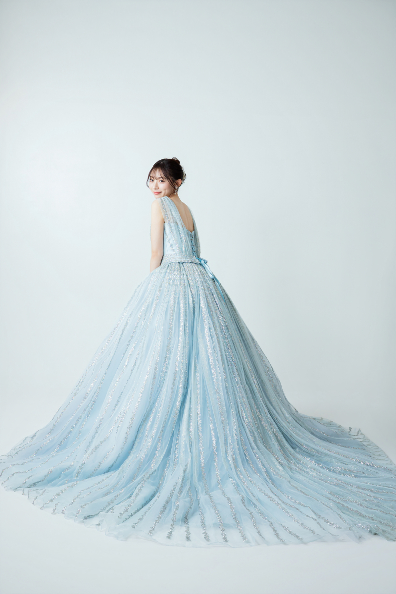 【ストライプドレス】KH-0031/Blue