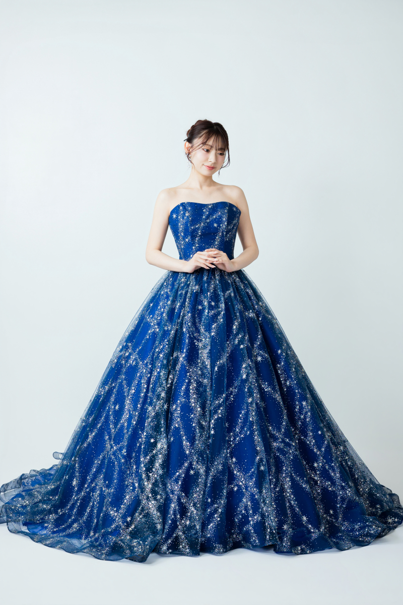 【キラキラ宇宙ドレス】KH-0003/Navy