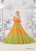 ＊イベント限定ドレス＊LU-1010/OrangeGreen
