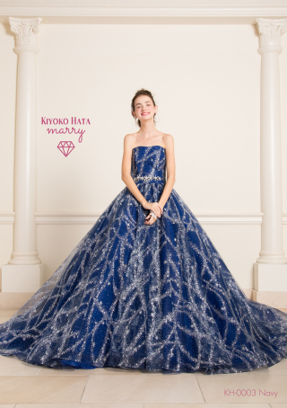 【キラキラ宇宙ドレス】KH-0003/Navy