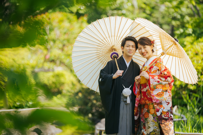 和装×平成庭園ロケーション撮影