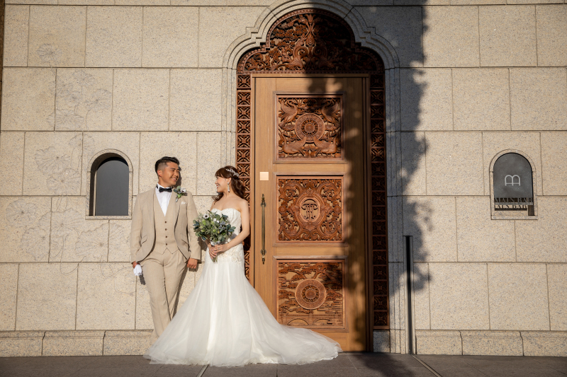 クラシカルな扉で