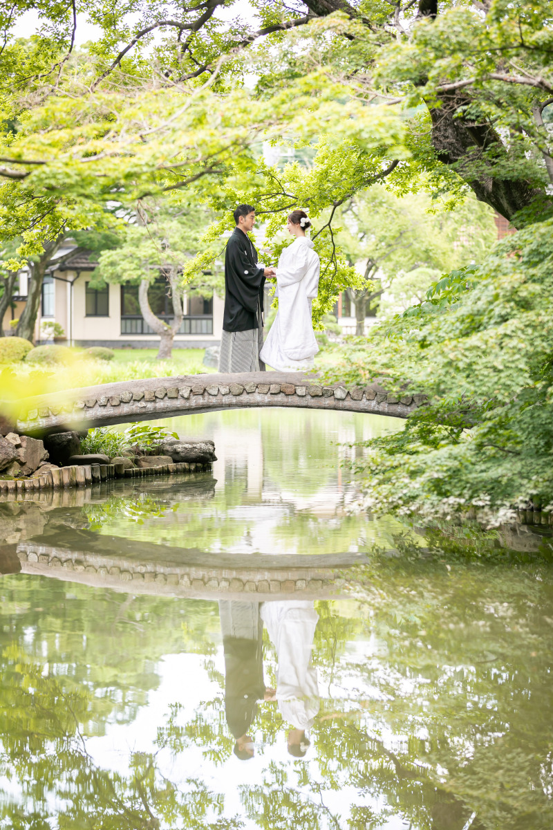 水面を写すと・・・
