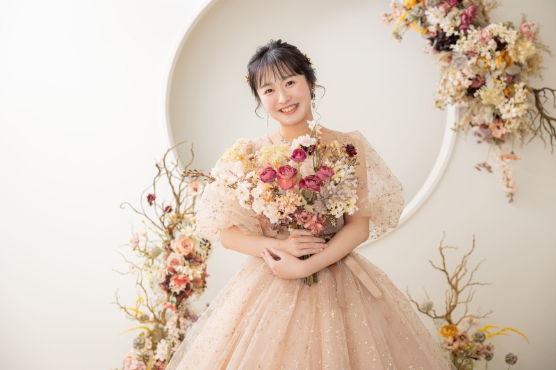 ブーケをぎゅっと♪