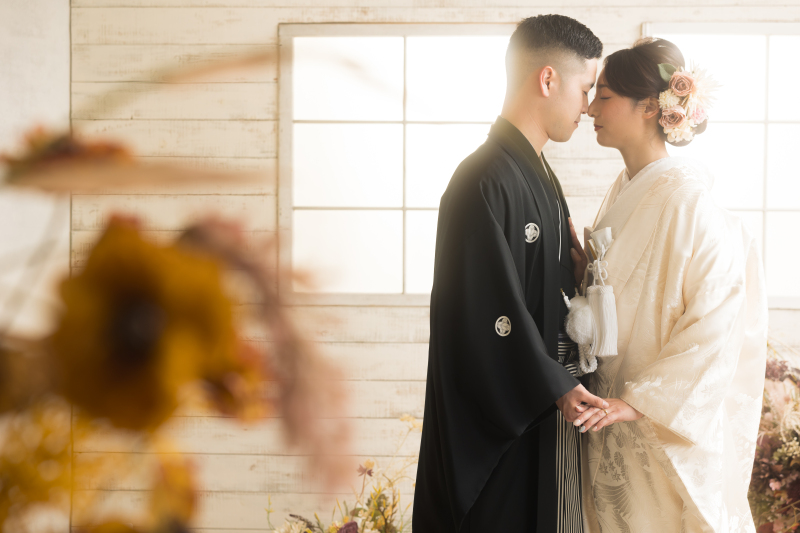 お顔を寄せあって♡