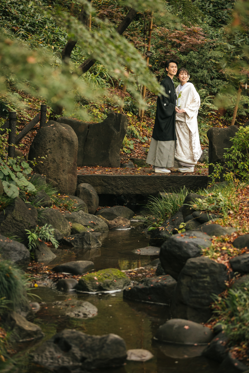 小さな渓谷と石橋