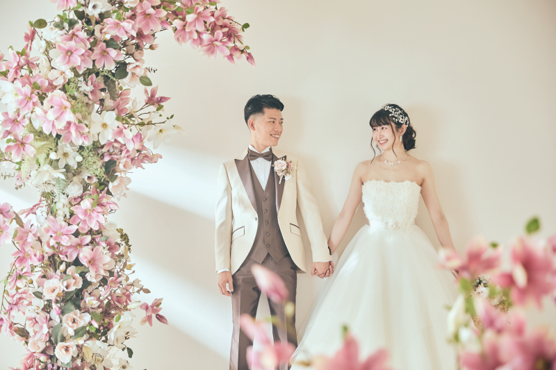 いつものお二人らしい自然な笑顔で