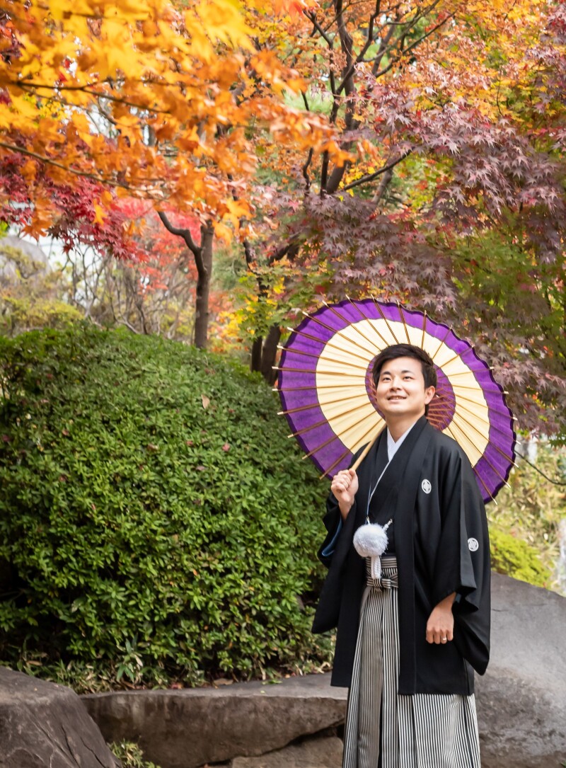 ご新郎様のソロショット＊