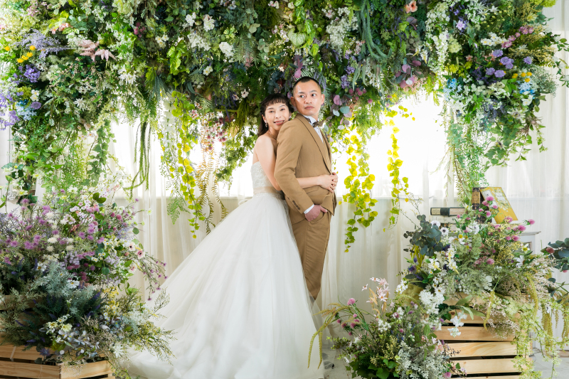 『四季』をテーマしたスタジオでの撮影♫