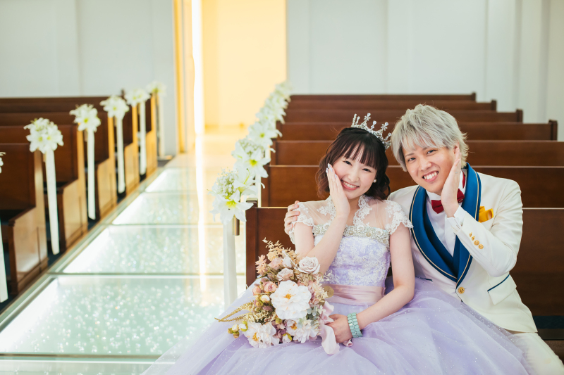 お揃いのポーズで♡