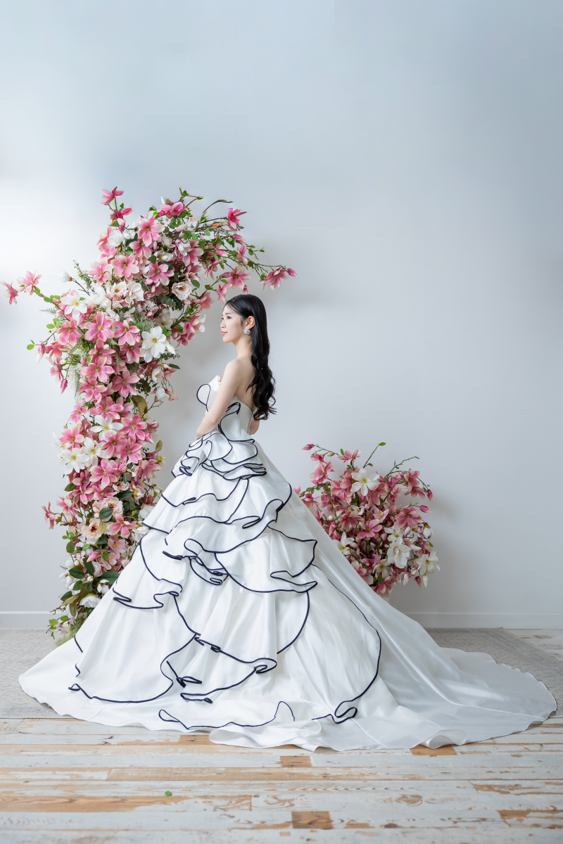 ドレスを魅せるソロショット