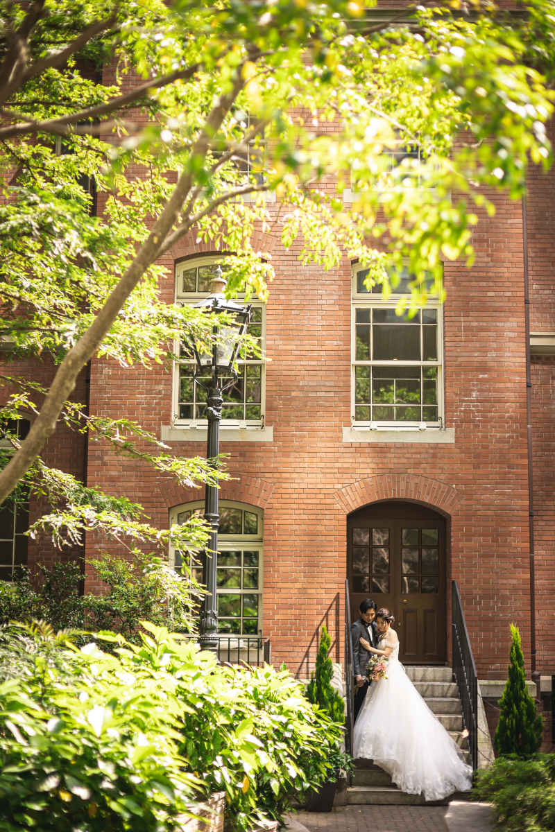 おしゃれな街並みで!