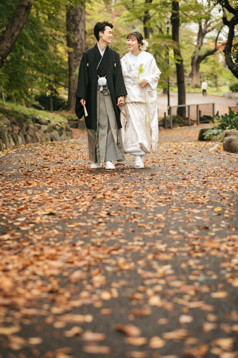 落ち葉の絨毯！