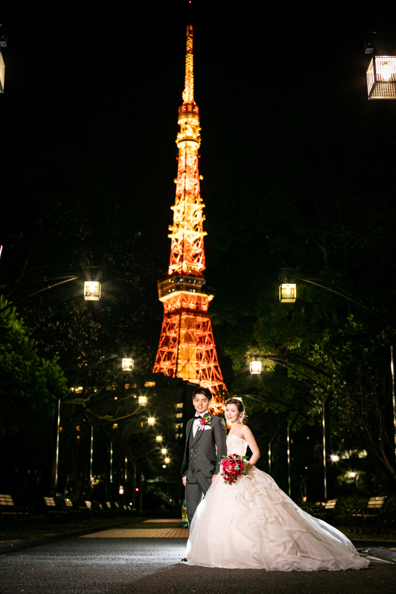 東京のシンボル、東京タワーでも!