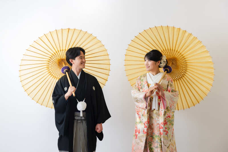 和装といえばの定番アイテム「番傘」