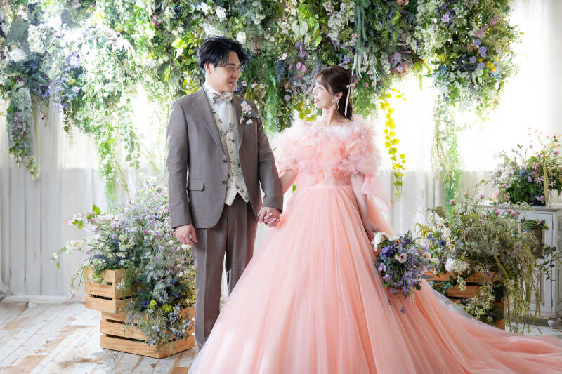 1着目はふわんふわんドレス♡