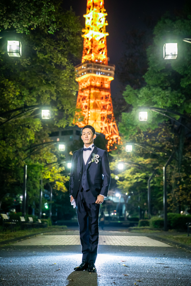 ご新郎様のソロショット