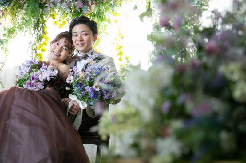 お花に囲まれて✴︎