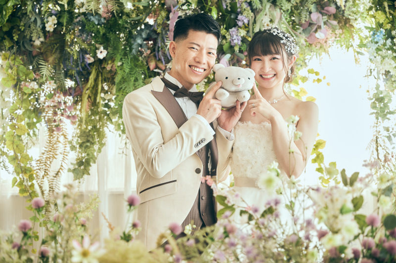 ぬいぐるみと一緒に*