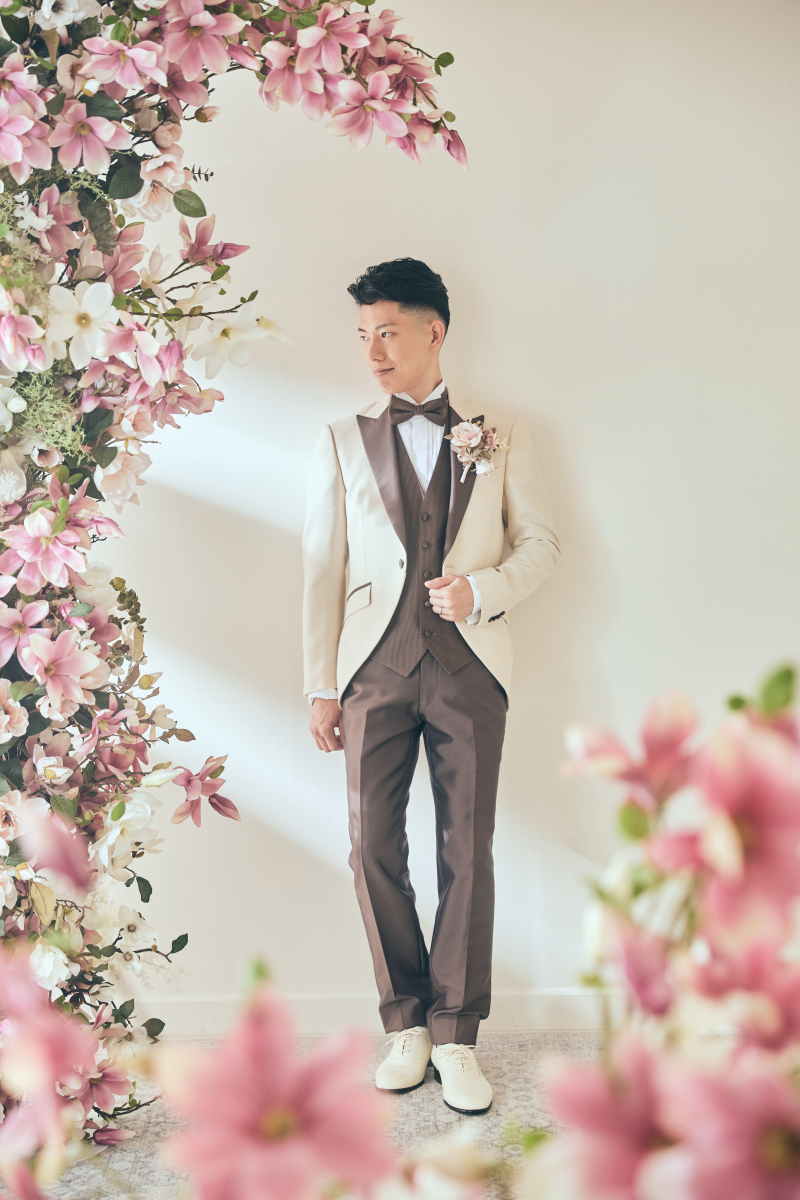 キリッとカッコよくご新郎様のソロカット*