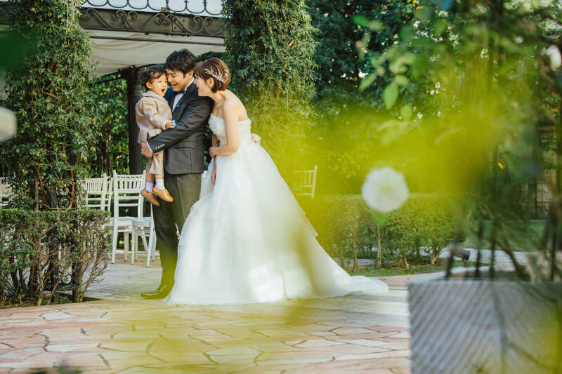 1年中緑が生い茂るガーデンも推しポイント!