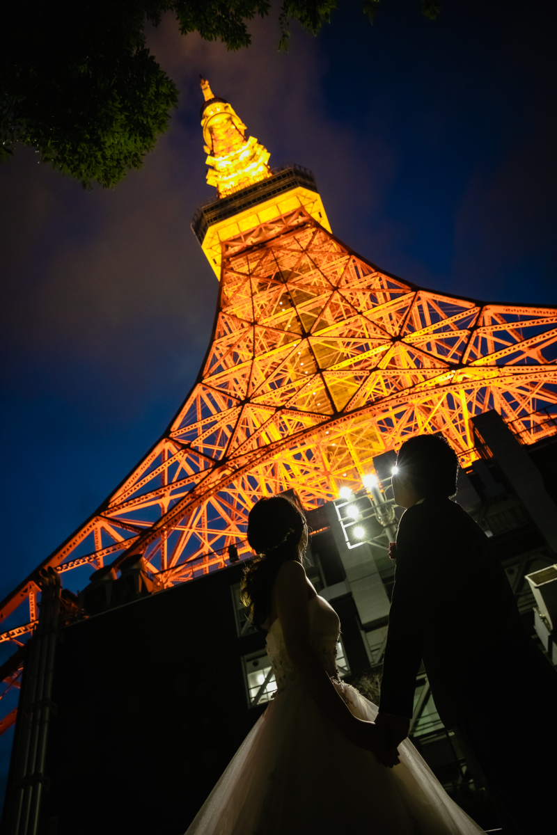 東京タワー真下で、、