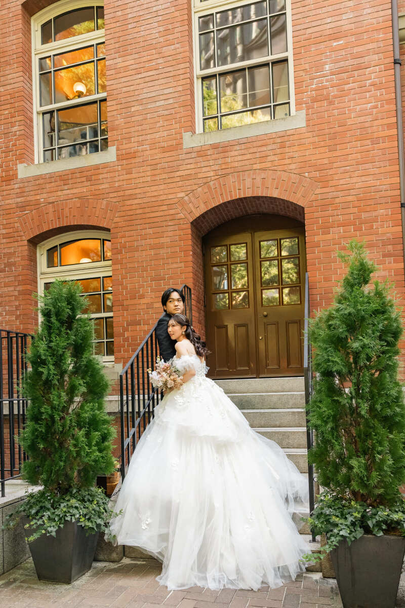 お着替え後ロケーションフォトへご出発♪