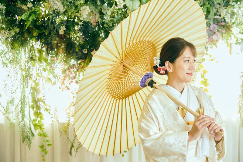 番傘を使ったソロショット♪