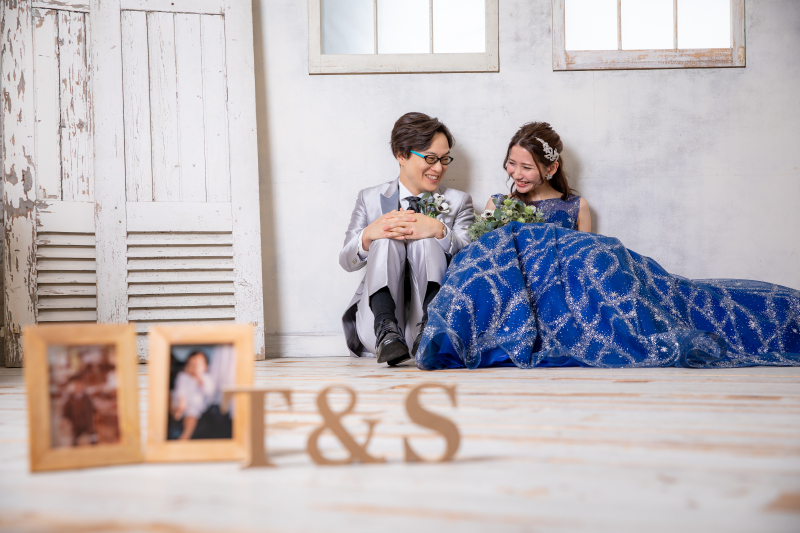 グッズを使ったお座りショット＊