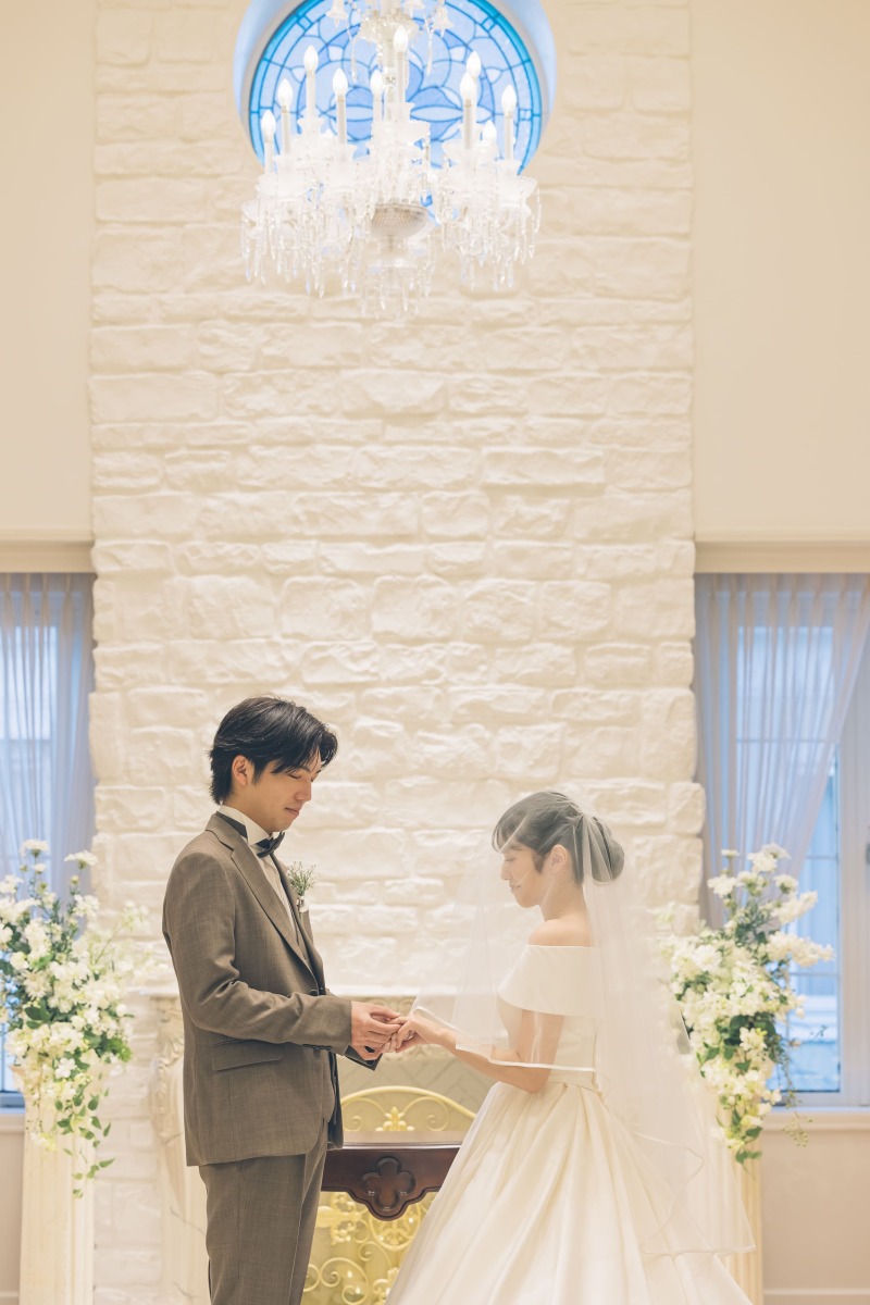 このような挙式風のショットも撮影可能です！