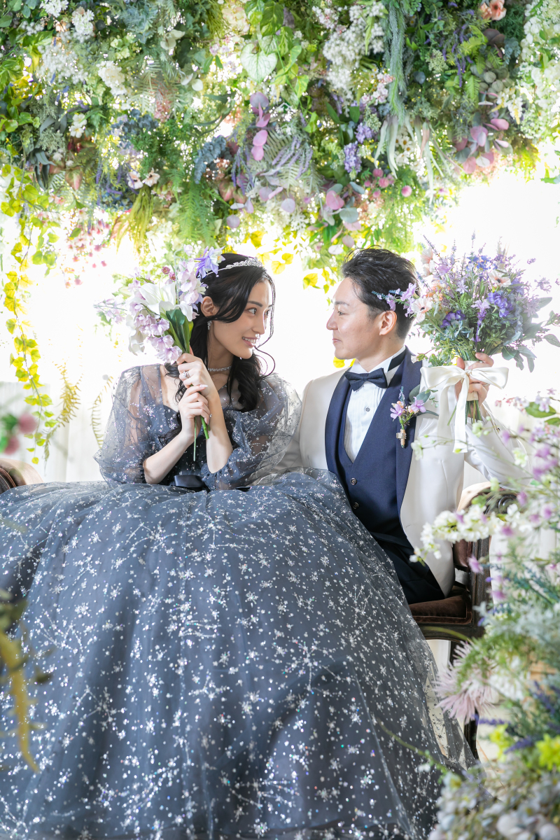 夏のお花に囲まれて♡