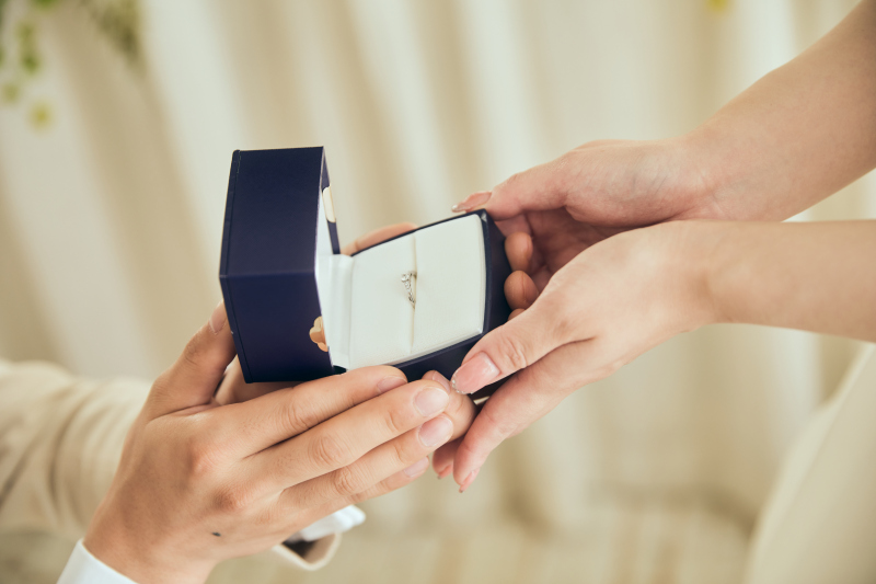 アップの手元も*