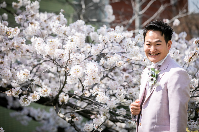 ご新郎様のソロショット♪