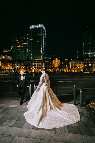 持ち込み衣装でロケーション撮影＊