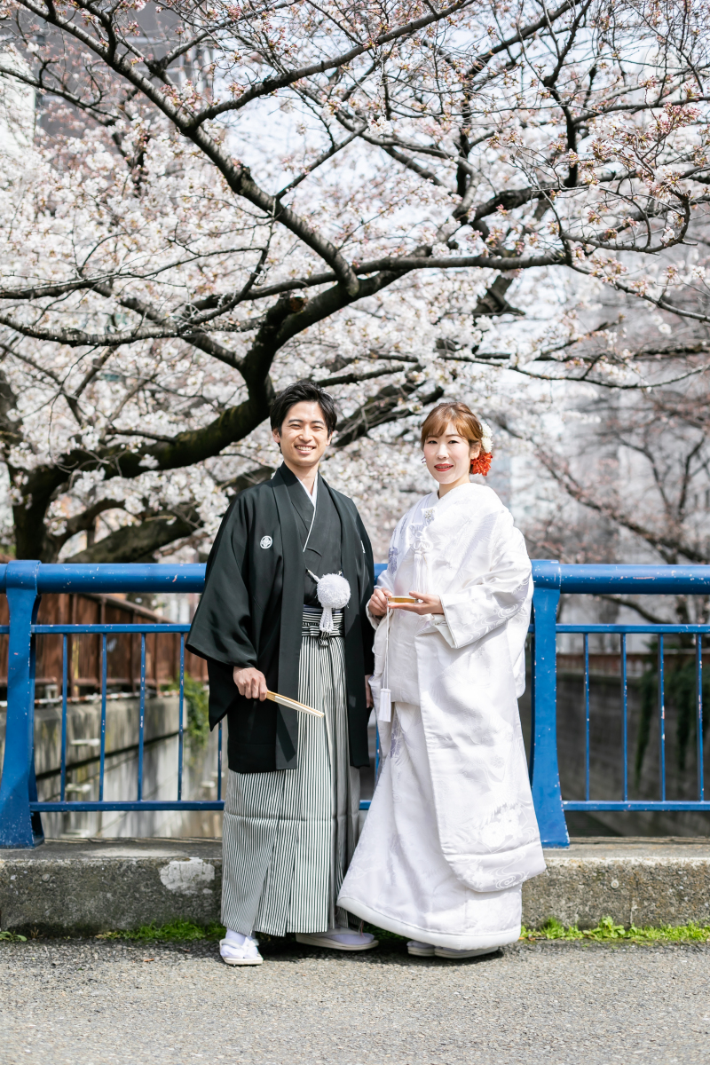 目黒川での桜ロケーション*